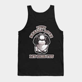 Kawaii - I Just Really Love My Shih Tzu Tank Top